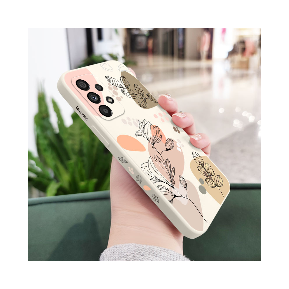 (, Samsung A03s) Abstract Plants Case Samsung A54 A34 A14 A15 A25 A White 967855058337