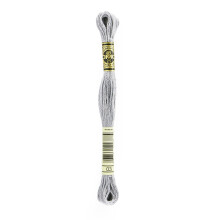 DMC 6-strengs broderi bomuld 8,7 yd - medium tin