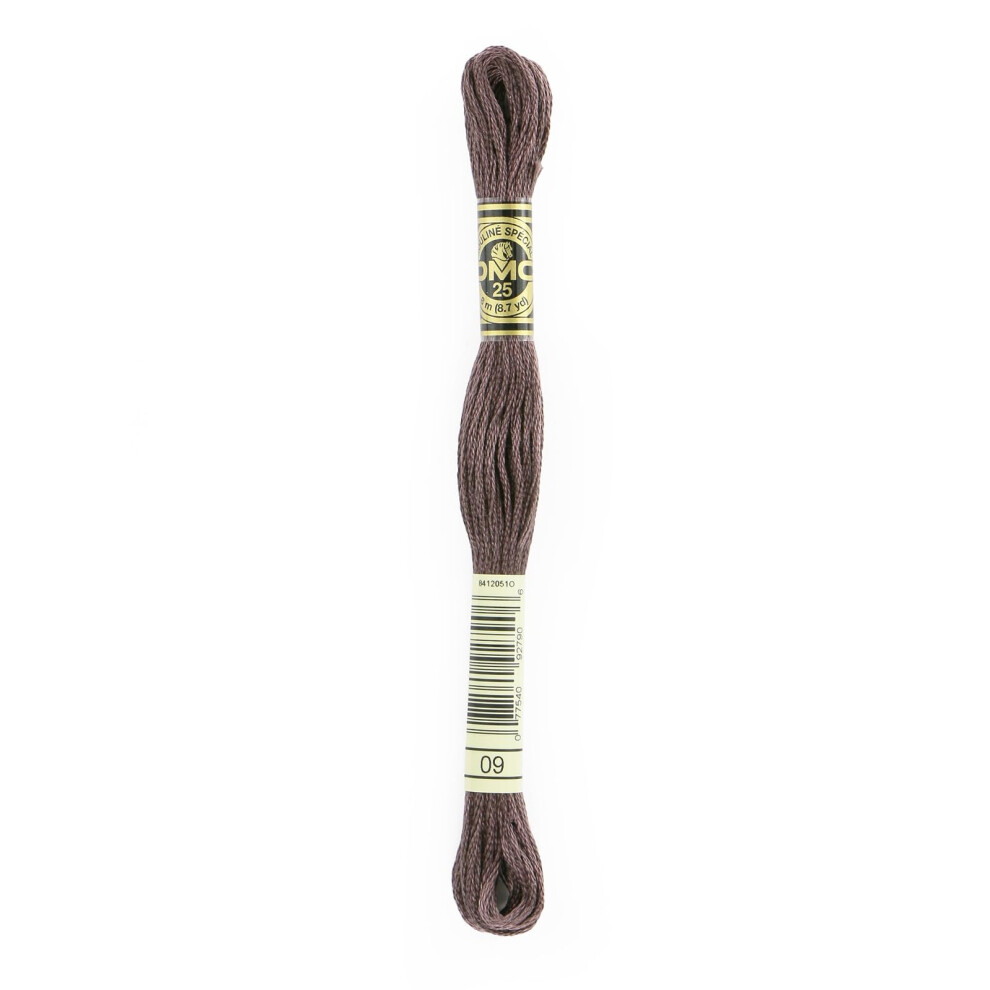 DMC 6-Strand Embroidery Cotton 8.7yd - Very Dark Cocoa