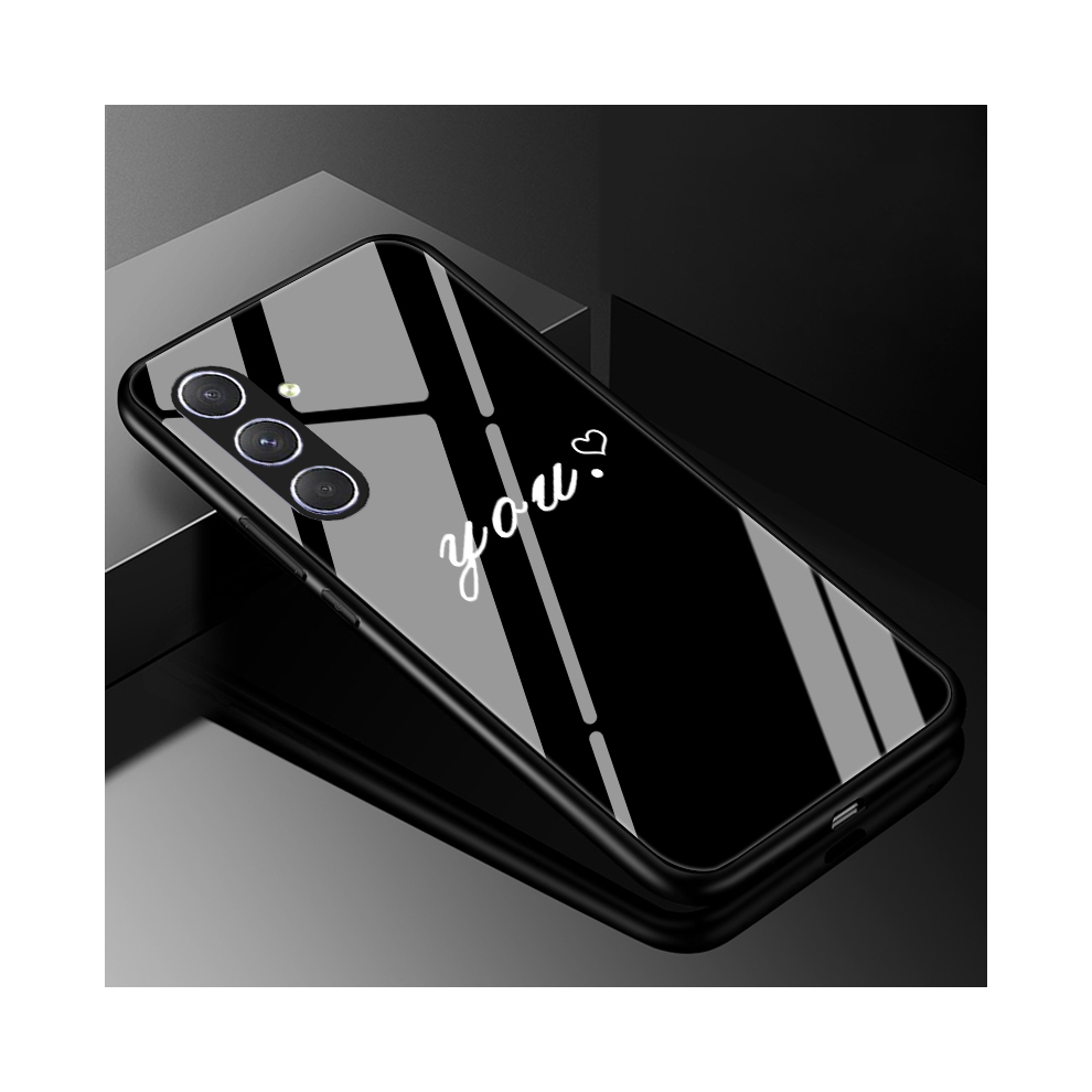 (6, For Galaxy A35 5G) Tempered Glass Phone Case For Samsung Galaxy A55 A 967855073569