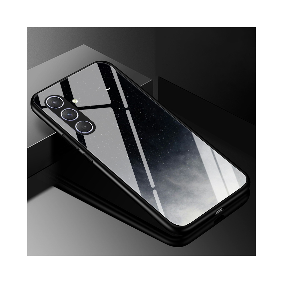 (16, For Galaxy A35 5G) Tempered Glass Phone Case For Samsung Galaxy A55 A 967855074108