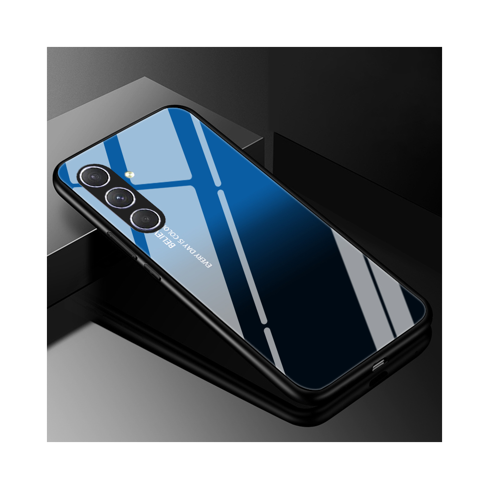 (19, For Galaxy A55 5G) Tempered Glass Phone Case For Samsung Galaxy A55 A 967855074207