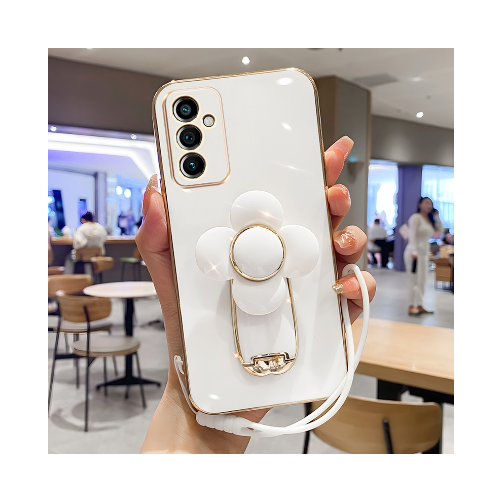 (, Samsung A32 4G) Turn Flower Holder Case For Samsung A25 A04e A34 A White 967855052816