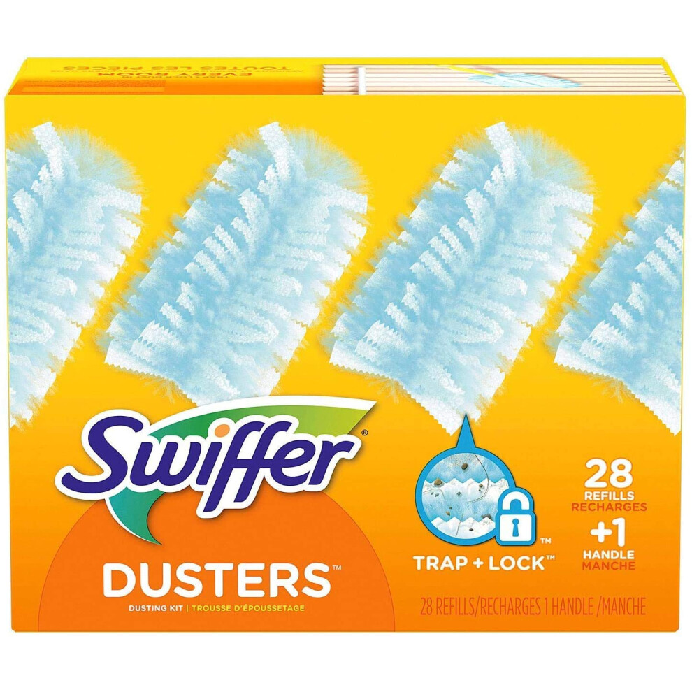 Swiffer - Kit Per Spolverare Con 1 Manico E 24 Ricariche Per Spolverare-image