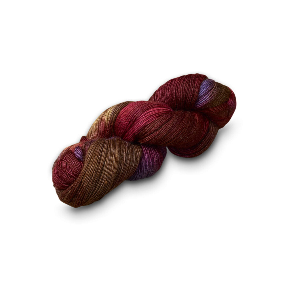 Fil Tricoter Teint La Main, M Lange De Soie Fin Manos Del Uruguay, 100 G, 7056, Automne-image