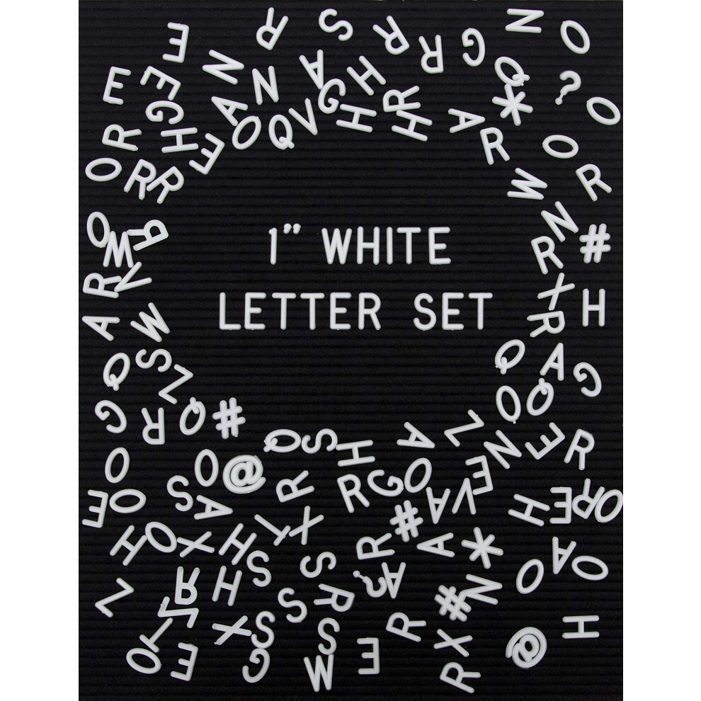 Lettres En Plastique Pour Tableau Lettres (348 Pi Ces) - 1 Lettre Pour Tableau Lettres Interchangeable En Feutre - Accessoires Pour Tableau-image