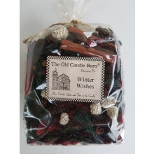 Old Candle Barn Winter Wishes Potpourri stor vska - Perfekt vinter- eller juldekoration eller sklfyllmedel - vl doftande och tillverkad i USA