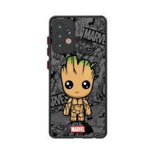 (FGMS-BKS01, for Galaxy A34 5G) Cartoon  Groot Spiderman Phone Case for Samsung Ga