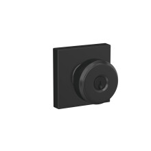 Schlage F51A BWE 622 COL Bowery Klika s Collins Úpravou, Zámek s Klíčem, Matná Černá