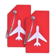 2Pack Silikon Bagage Tag med Namn ID-kort Perfekt fr att snabbt hitta bagage resvska av Ugner Rd Frg