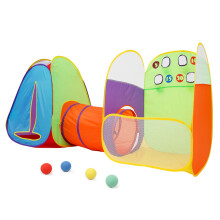 Alvantor Tenda per Bambini Tenda da Gioco Fun Toss It Game Zone 3-in-1 Pop Up Play Tunnel per Interni ed Esterni Ottimo Gioco e Giocattolo Regalo