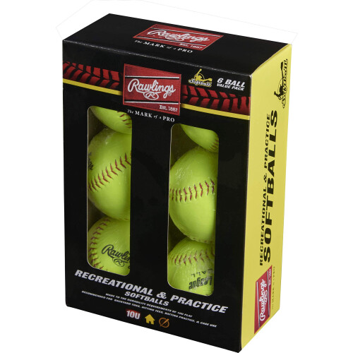 Rawlings | Επίσημα Μπαλάκια Softball | YWCS11 | 11" | 6 Τεμάχια