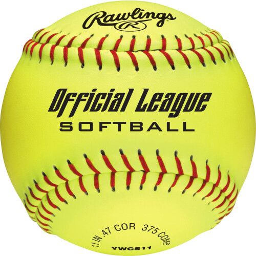 Rawlings | Επίσημα Μπαλάκια Softball | YWCS11 | 11" | 6 Τεμάχια 1