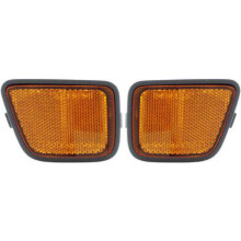 Voor Honda CRV Frontreflectoreenheid 1997-2001 Paar bestuurders- en passagierszijde | Gele lens | DOT-gecertificeerd | HO2556101 + HO2557101 | 33851-
