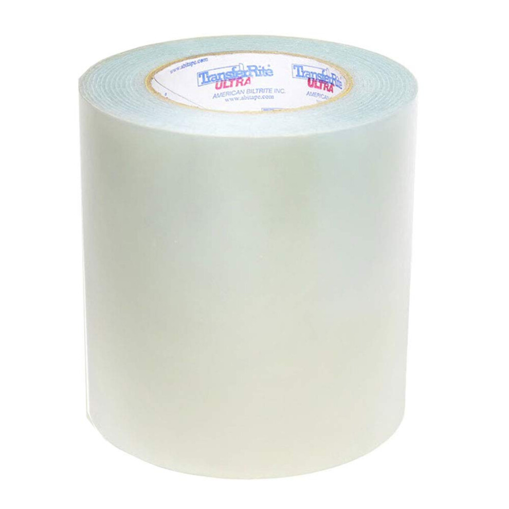 Transferrite Ultra Clear 1310 Medium Tack Transfer Application Tape 6"""" X 100 Yd Roll 747742739156