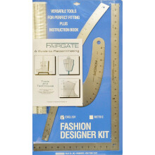 Fairgate Fashion Designers Lineal-Set Teil Nr. 15 102 (Zoll), hergestellt in den USA