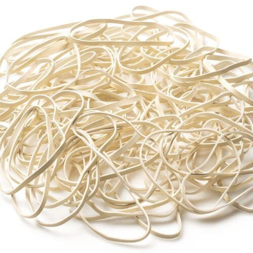 PlasticMill Ελαστικά - Μέγεθος #33 - Λευκά Ελαστικά - 1LB/500 Τεμάχια 1