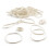 PlasticMill Ελαστικά - Μέγεθος #33 - Λευκά Ελαστικά - 1LB/500 Τεμάχια 1
