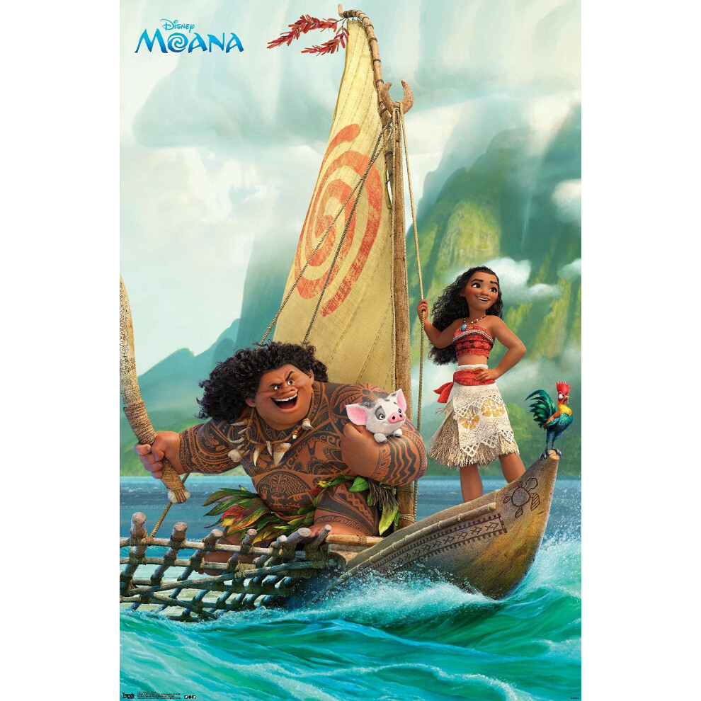 Affiche murale premium Trends International Moana-Group 22,375"""" x 34""""