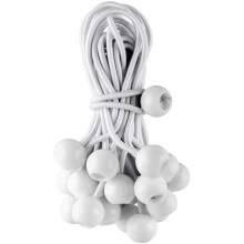 Ehomea2z Ball Cordons a l'elastique 25 Pack Pack de 6 pouces de diametre elasticulation pour la canopee Posts nets outils de jardin Cordons de 5