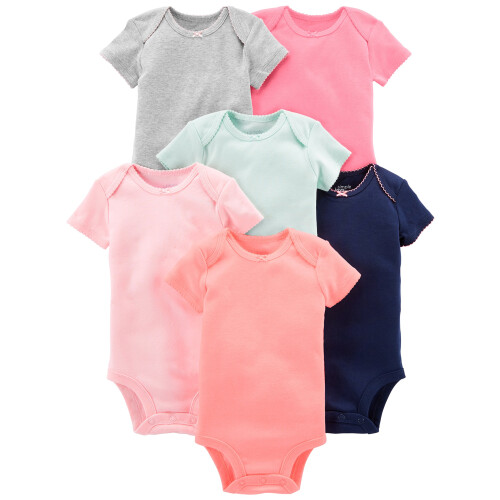 ??????? Simple Joys by Carter's ??a ????, set 6 te?a???? ?e ???t??????? ???????, p????????/?????????, 0-3 ?????