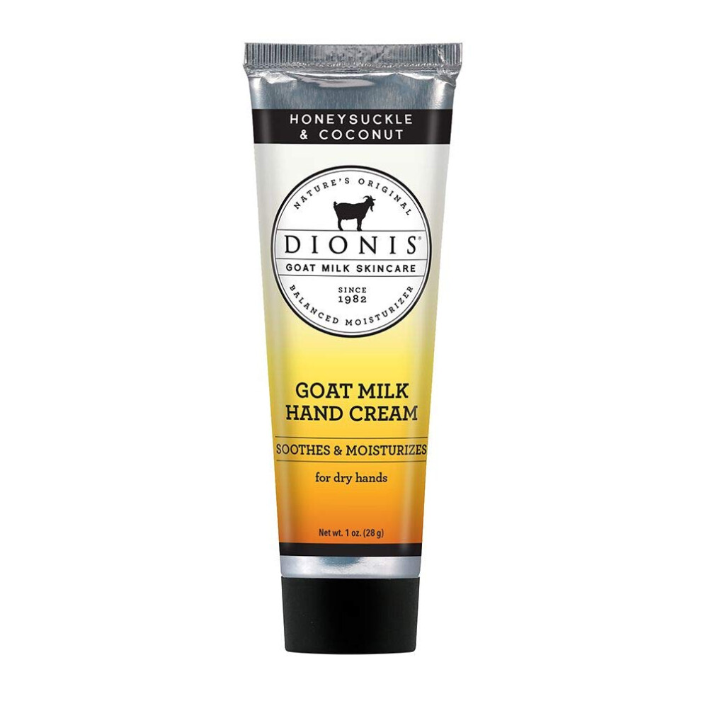 Dionis - Goat Milk Skincare Honeysuckle and Coconut Scented Hand Cream (1 oz) - Made in the USA - Cruelty-free and Paraben-free-image-OPC-PGFGB5S-NEW
