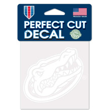 Wincraft NCAA Florida Gators 4x4 Perfect Cut Wit Decal One Size Teamkleur