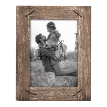Foreside Home & Garden FFRD06202 4X6 Weathered Frame with Nail Accents
