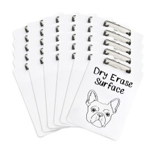 30 Pack whiteboard clipboards Dry Radera Front Surface With Low Profile Clip designad för klassrum och affärsanvändning 30 Pack