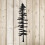 Tall Gran Tree Stencil - Tree Stencil H?j Gran Tree Nature Stencil Vinter Stencil Craft Stencil 4