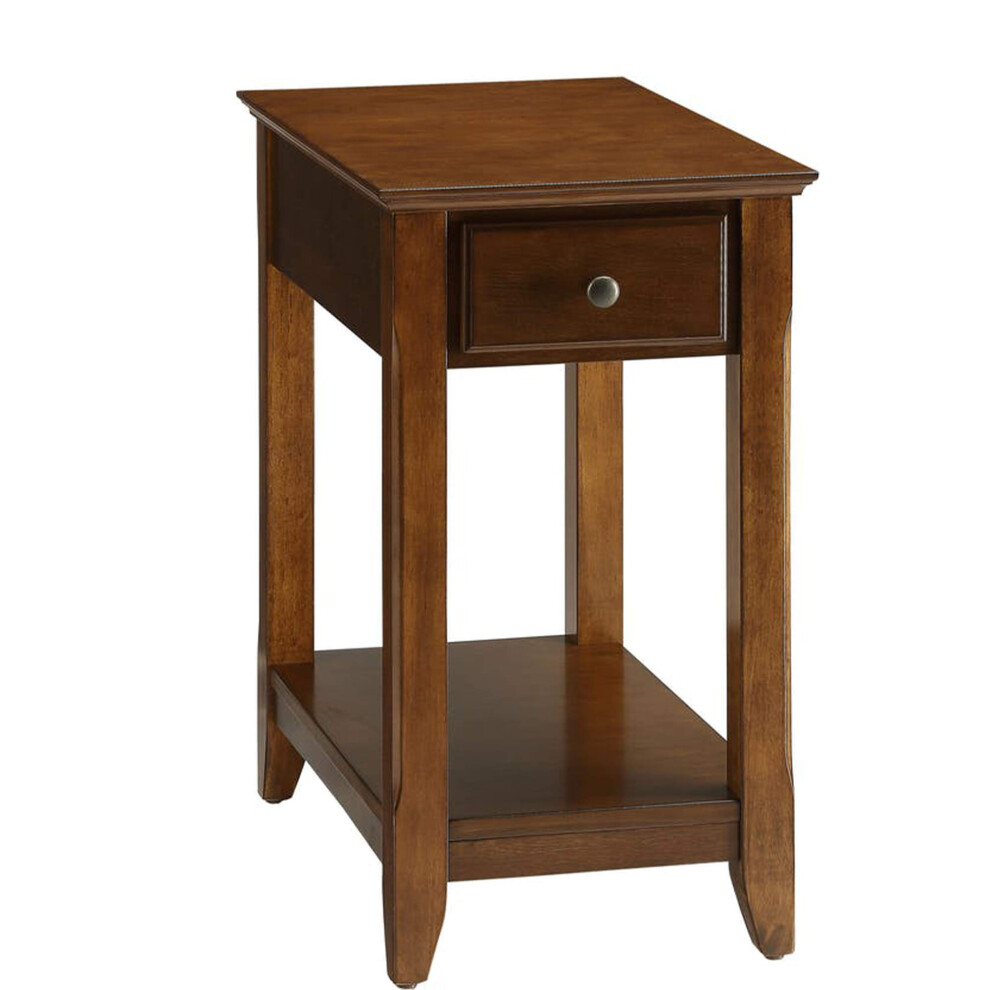 Photos - Dining Table ACME Benzara Side Table Brown Brown BM157301 