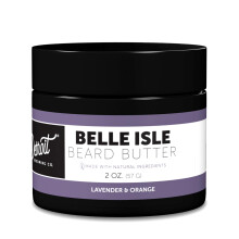 Detroit Grooming Co. Beard Butter - totalmente natural hidratando con aceite de crtamo y mantequilla de karit - Belle Isle (lavanda y naranja) - 2