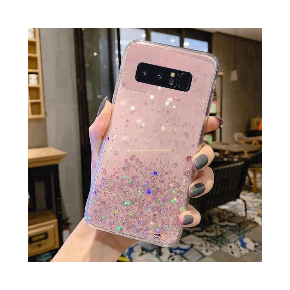 ( Case, For Samsung N9500) Bling Glitter Soft Phone Case For Samsung Galaxy N Pink 931287589561