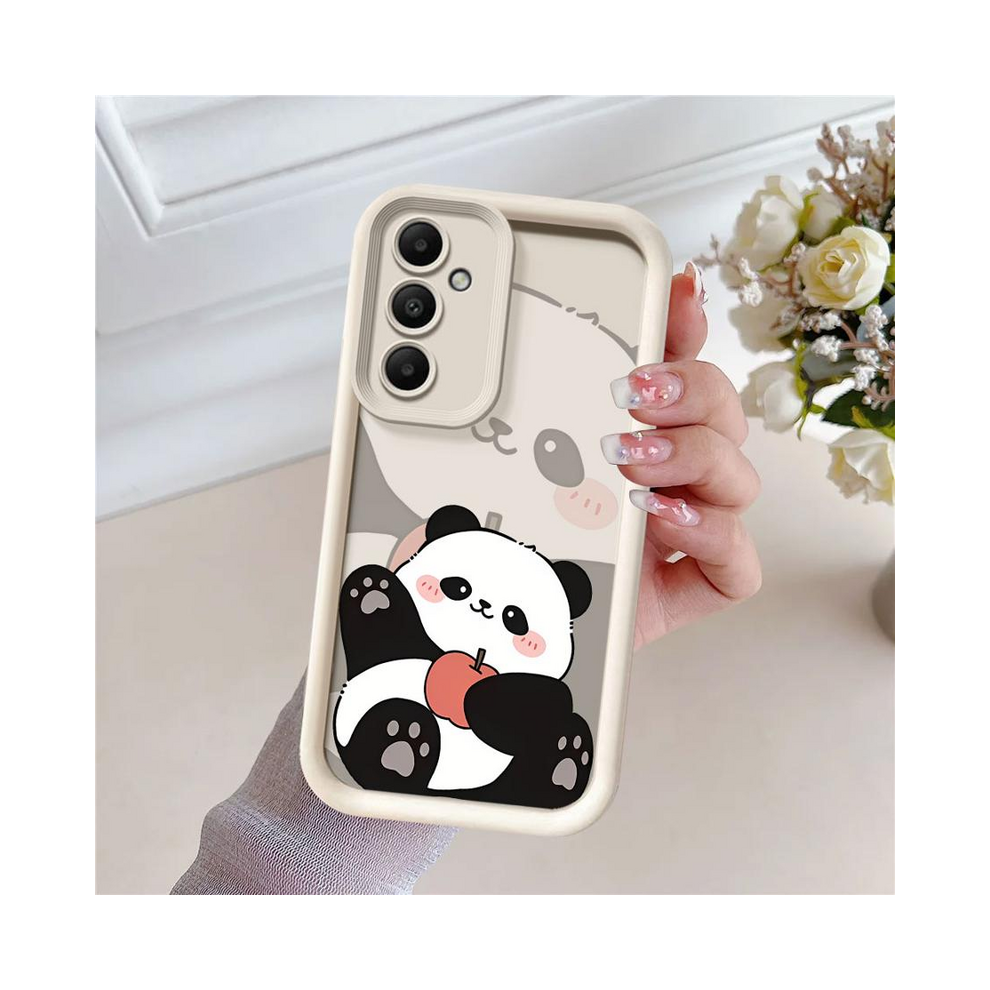 (Uuand02, For Galaxy A12 4G 5G) Cute Panda Phone Case For Samsung Galaxy A22 A23 A 931287582555