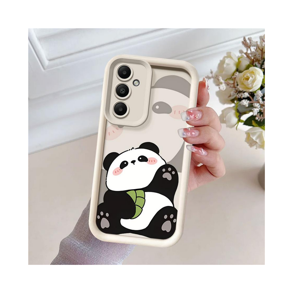 (Uuand03, For Galaxy A13 4G) Cute Panda Phone Case For Samsung Galaxy A22 A23 A 931287582593
