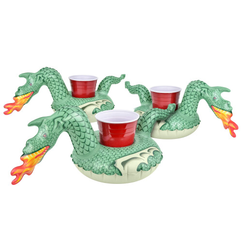 Lot De 200 Porte-Gobelets Gonflables Flamant Rose – PVC, 20x18 Cm – Pour Piscine, Jacuzzi, Plage, Fête Thématique – Décoration Été