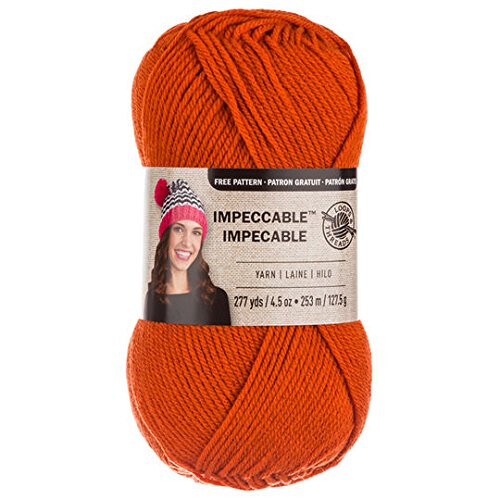 Loops Loops & Threads Impeccable Yarn 4.5 oz. One Ball - Pumpkin