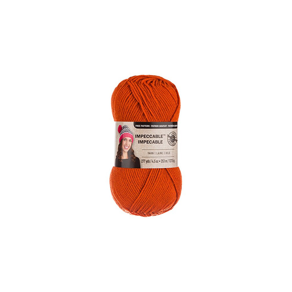 Loops & Threads Impeccable Yarn 4.5 oz. One Ball - Pumpkin
