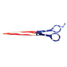 Forbici professionali da taglio per capelli con bandiera USA da 8,5"" per barbieri e stilisti