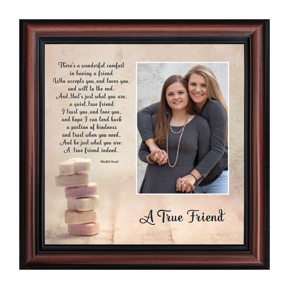 Crossroads Home D?cor Cadre photo A True Friend Cadre photo Best Friend Cadeaux Best Friend pour femmes Cadre Friends Cadre photo Best Friends 63
