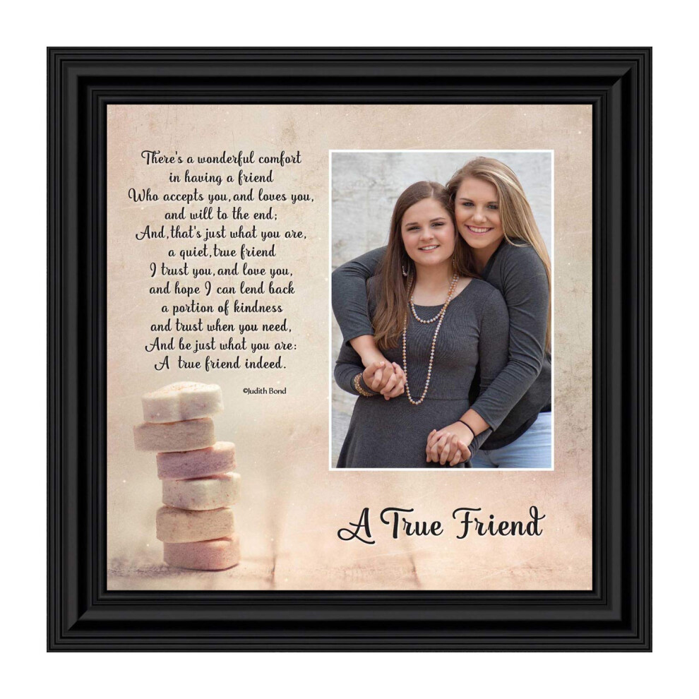 Crossroads Home D?cor Cadre photo A True Friend Cadre photo Best Friend Cadeaux Best Friend pour femmes Cadre Friends Cadre photo Best Friends 63