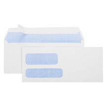 Envelopes de Segurança #9 com Janela Dupla Autocolantes - para Faturas e Documentos