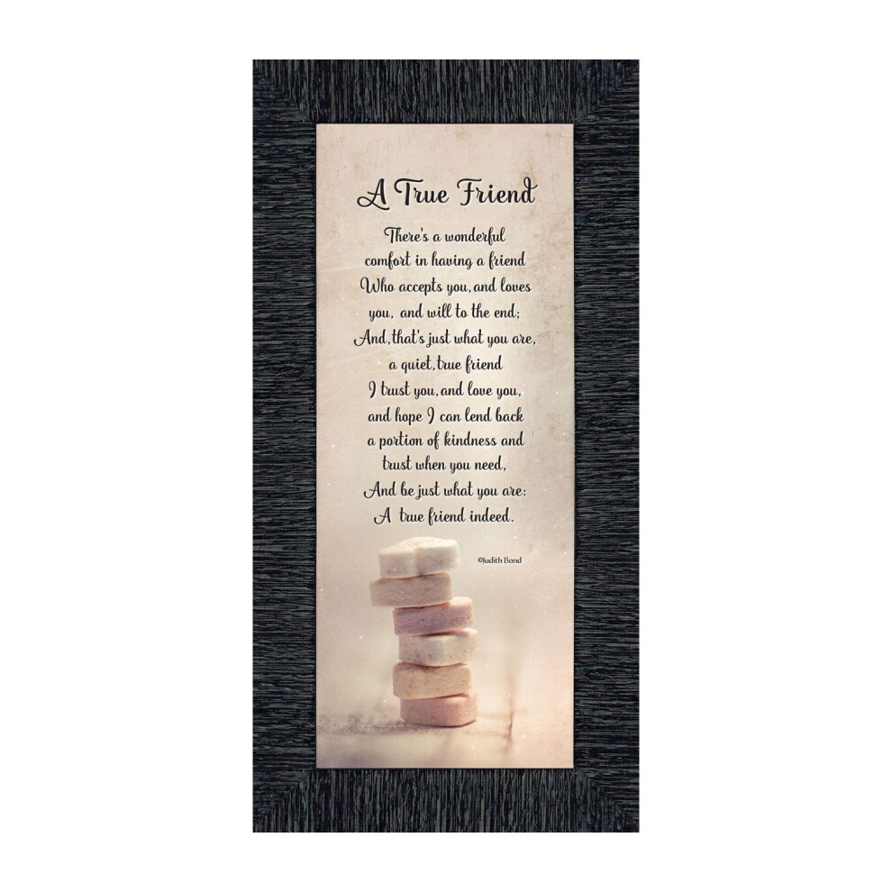 Crossroads Home D?cor Cadre photo A True Friend Cadre photo Best Friend Cadeaux pour femmes Cadre Friends Cadre photo Best Friends 7324CH