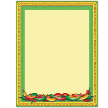 Chili Peppers Letterhead Laser & Inkjet Printer Paper 100 Pack