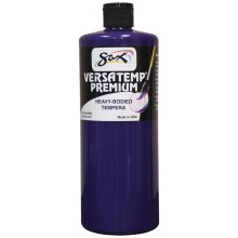 Sax Versatemp Premium Heavy-Bodied Tempera Paint Violet Quart