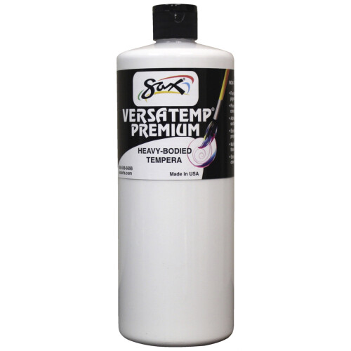Sax Versatemp Premium Temperafarbe, dickfl   ssig, Wei   , Quart