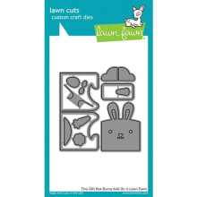 Lawn Cuts Custom Craft Die -Tiny Gift Box Bunny Add-On -LF1610