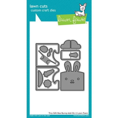 Lawn Cuts Custom Craft Die -Tiny Gift Box Bunny Add-On -LF1610