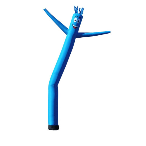 Γαλάζιος 20ft Υψηλός Inflatable Tube Man Αυτοκινούμενος Χορευτής για Εξωτερικούς Χώρους