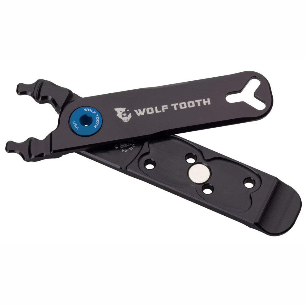Wolf Tooth Black/Blue Pack Pliers - Master Link Combo Pliers - With Bolt
